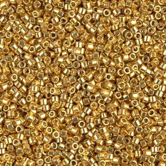 Miyuki Delica Bead 11/0, DB1832, Duracoat Galvanized Gold, 50 grams {1}