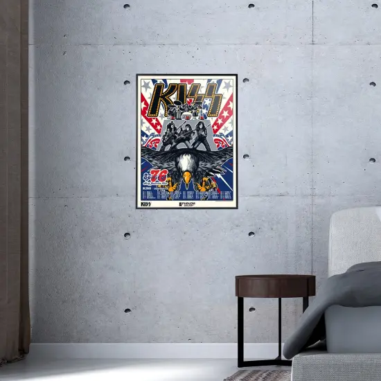 Phenom Gallery KISS Spirit of '76 North American Tour Serigraph {6}