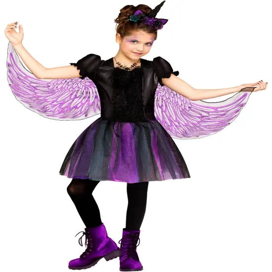 Dark Moonlight Unicorn Girl's Costume {1}