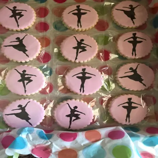 Ballerina Cookie Stencil Set | C889 by Designer Stencils | Cookie Decorating Tools | Baking Stencils for Royal Icing, Airbrush, Dusting Powder | Reusable Plastic Food Grade Stencil for Cookies | Easy to Use & Clean Cookie Stencil {3}