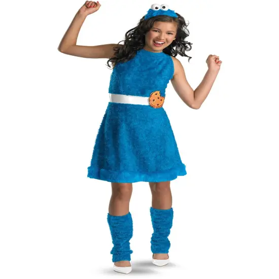 Cookie Monster Sesame Street Tweens Costume Dress Set {1}