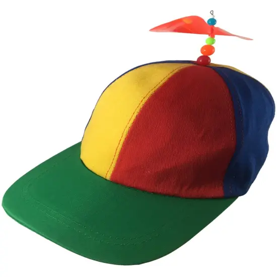 Nerds Animal House Multi-Color Student Orange Bead Propeller Hat Cap Accessory {1}