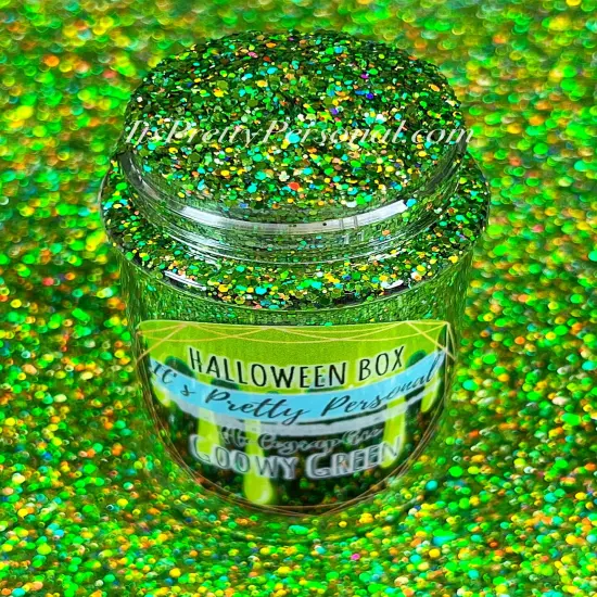 &ldquo;Goowy Green&rdquo;- Makers Monthly Box Color Green Holographic {1}