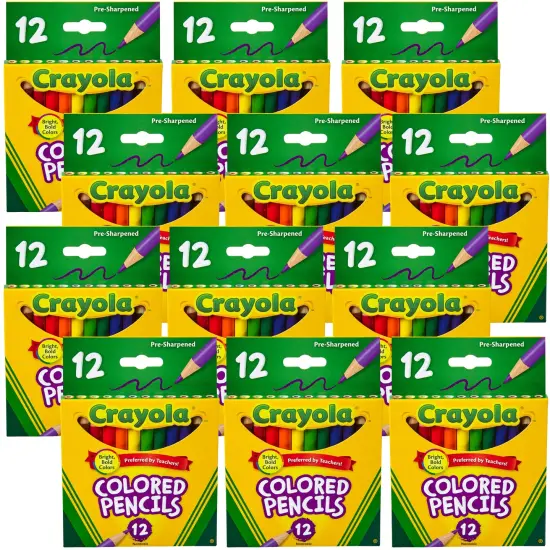 Multipack of 12 - Crayola Colored Pencils-12/Pkg Short {1}