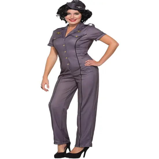Wartime WWII Airforce Anna Women's Costume {1}