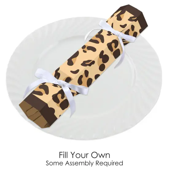 Big Dot of Happiness Leopard Print - No Snap Cheetah Party Table Favors - DIY Cracker Boxes - Set of 12 {3}