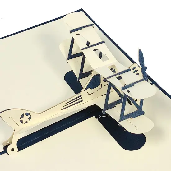 Wrapables (Set of 4) 3D Pop-Up Greeting Cards for Birthday, Thank you, Anniversary, Wedding, Holidays Train Ship Plane {4}