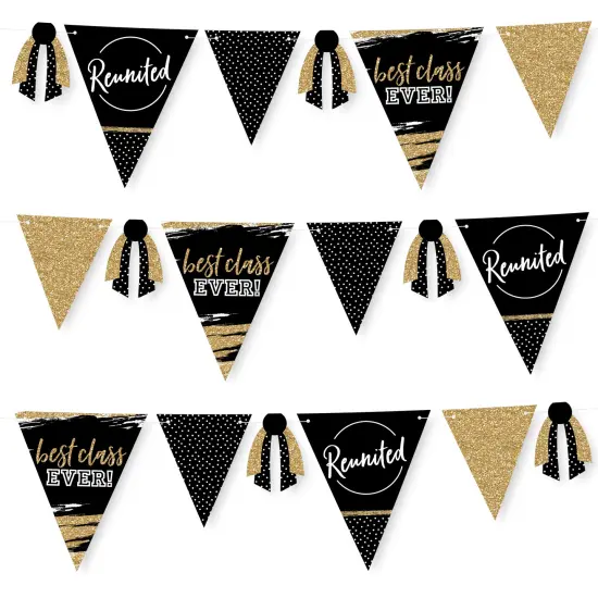Big Dot of Happiness Reunited - DIY School Class Reunion Party Pennant Garland Decoration - Triangle Banner - 30 Pieces {1}