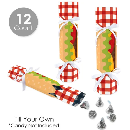 Big Dot of Happiness Fire Up the Grill - No Snap Summer BBQ Picnic Party Table Favors - DIY Cracker Boxes - Set of 12 {4}