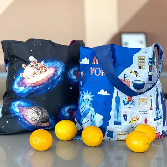 Wrapables AllyBag Collection Reusable Shopping Bag New York {5}