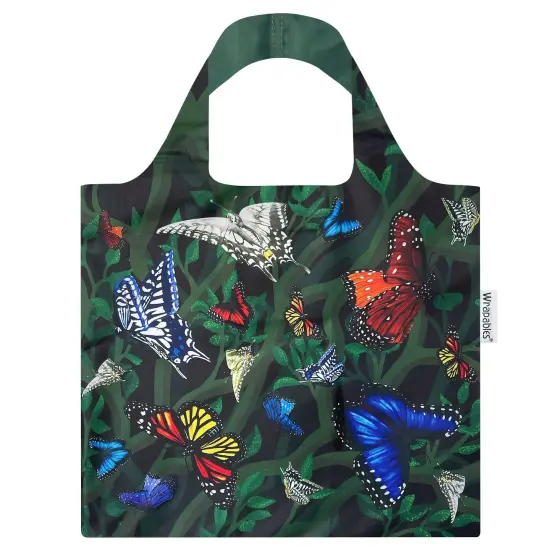 Wrapables AllyBag Collection Reusable Shopping Bag Butterflies {1}