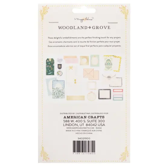 Maggie Holmes Woodland Grove Stationery Pack-W/Gold Foil {2}