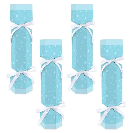 Big Dot of Happiness Blue Confetti Stars - No Snap Simple Party Table Favors - DIY Cracker Boxes - Set of 12 {1}