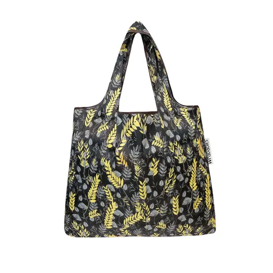 Wrapables Foldable Tote Nylon Reusable Grocery Bag (Set of 2) Wheat {2}