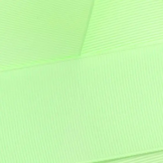 3/8" Grosgrain Ribbon Solid 527 Soft Green 50 Yard {1}