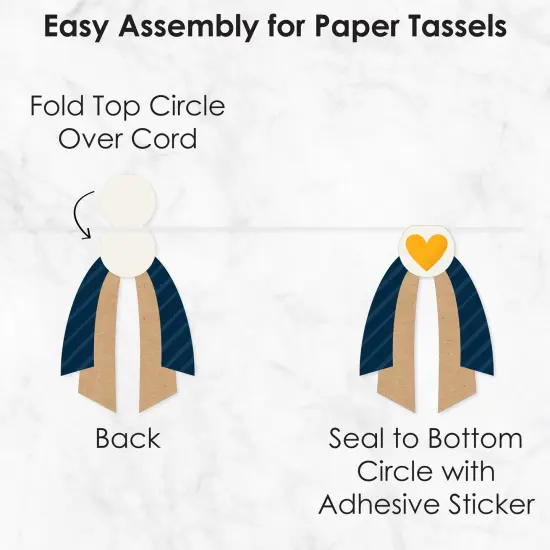 Big Dot of Happiness Happy Grandparents Day - DIY Grandma & Grandpa Party Pennant Garland Decoration - Triangle Banner - 30 Pieces {7}