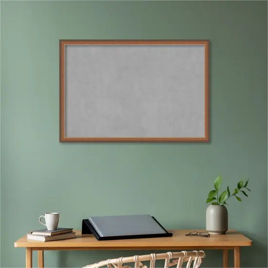 Two Tone Wood Framed Magnetic Board Bronze Copper {5}