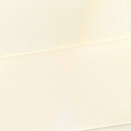 3" Grosgrain Ribbon Solid 810 Ivory 100yd {1}