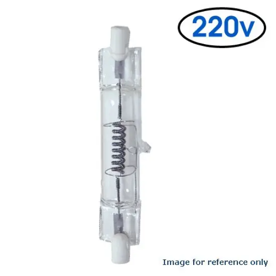 Ushio 1000238 - DXX 220V JPD220V-800WC1 80mm Long R7s Double-Ended Light Bulb {3}