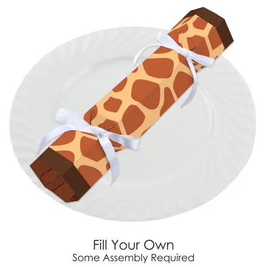 Big Dot of Happiness Giraffe Print - No Snap Safari Party Table Favors - DIY Cracker Boxes - Set of 12 {3}