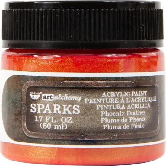 Finnabair Sparks Acrylic Paint 1.7oz {2}