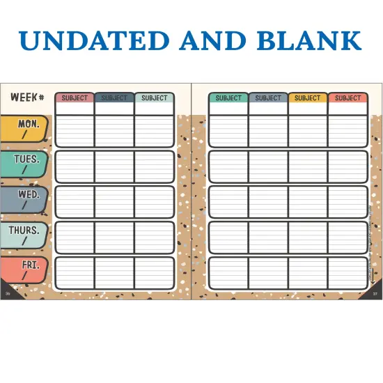 Carson Dellosa We Belong Teacher Planner 2025-2026, Undated 8" x 11" Lesson Plan Book With Stickers, Class Schedule, Weekly Calendar, Classroom Must Haves, Homeschool Essentials, Boho School Supplies {4}