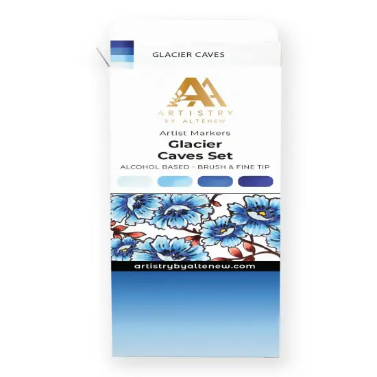 Artist Alcohol Markers Glacier Caves Set {1}