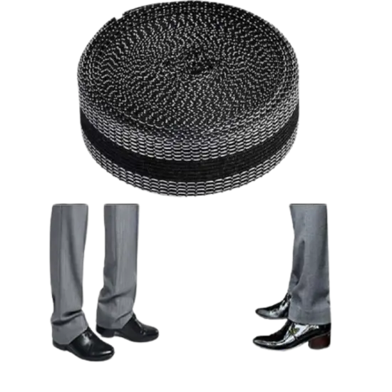 Kitcheniva Fabric Hemming Tape With Self-Adhesive Iron-On Application 10M {2}