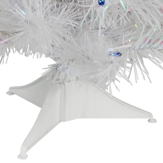 Northlight Pre-Lit Medium Rockport White Pine Artificial Christmas Tree - 2' - Multi Lights {7}