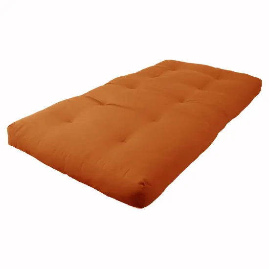 Blazing Needles Renewal 6-inch Twill Twin-size Futon Mattress - Spice - Spice {1}