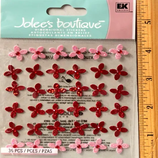 Jolee's Boutique Flower Arrangement Bouquets Dimensional Stickers {1}