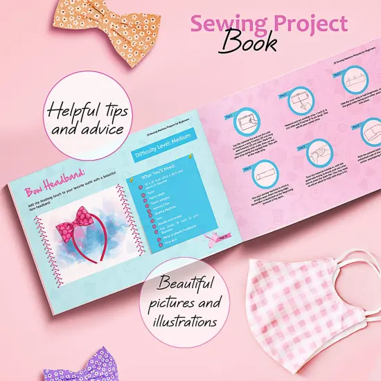 CraftBud Mini Sewing Machine Kit {3}