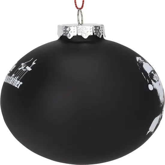 Tree Buddees The Clausfather Movie Poster Parody Funny Glass Christmas Ornaments {3}