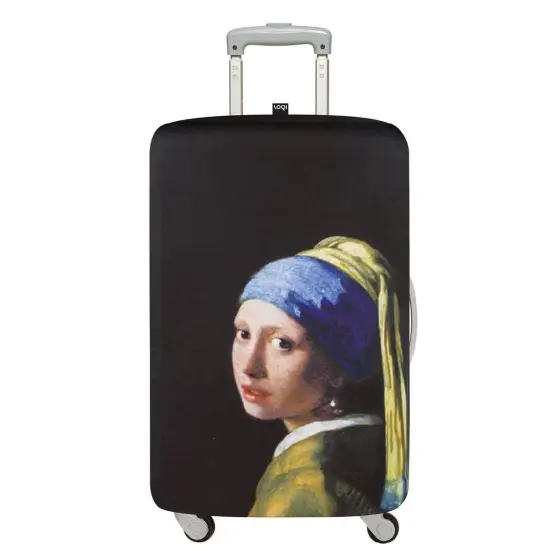 LOQI Museum VERMEER's Girl with a Pearl Earring Luggage Cover M {1}