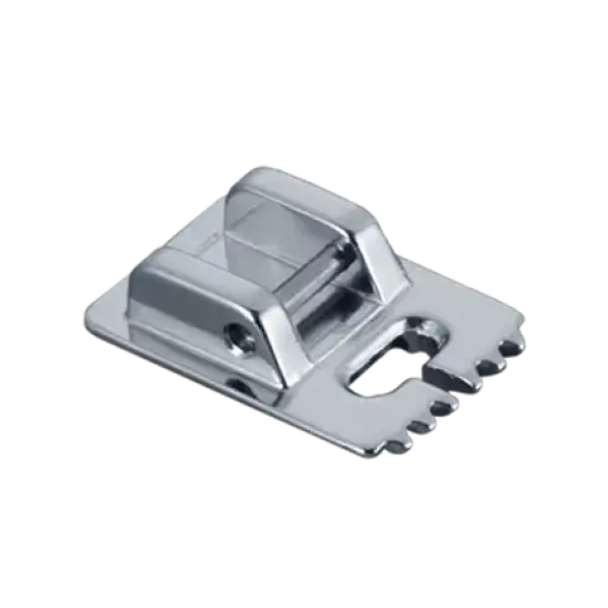 Brother SA162 5mm 5 Groove Vertical Pin Tuck Sewing Foot Snap On {1}