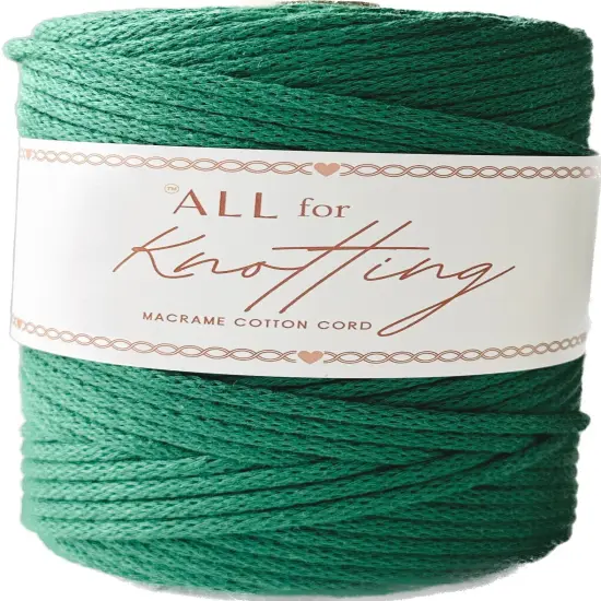 3.5mm Macrame Braided Cord, approx 490ft/163yds ALL FOR KNOTTING Balsam {1}