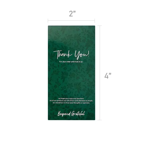 Wrapables 4" x 2" Rectangular Thank You Sealing Stickers and Labels for Packages, Boxes, Bags, Small Business, Gifts (100pcs) 100pcs, Bouquet {7}