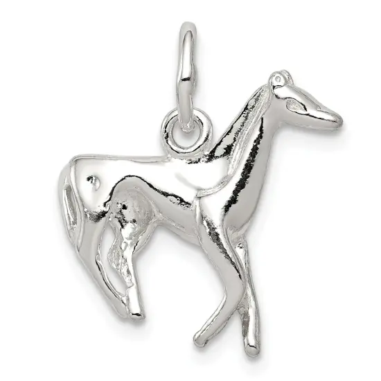 Sterling Silver Horse Charm Jewelry Animal Jewelry {1}
