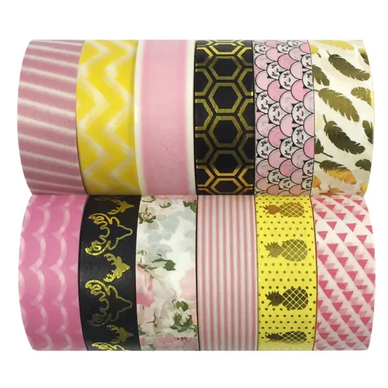 Wrapables WPSET52 Washi Masking Tape Collection (Set of 12) {1}