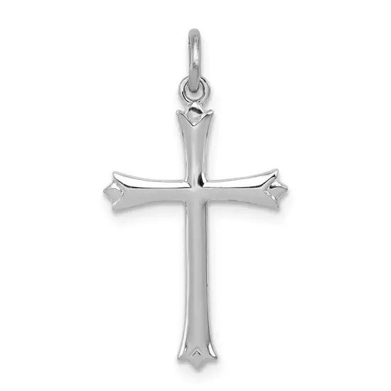 Sterling Silver Cross Charm Jewerly 22mm x 15mm {1}