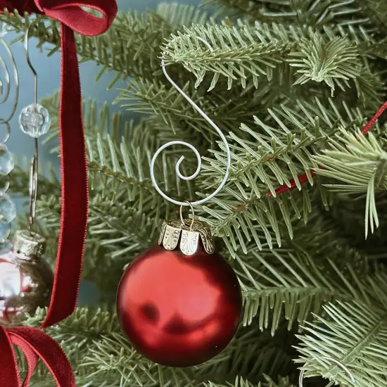 Wrapables Christmas Tree Ornament Hooks, S-Shaped Swirl Hooks for Hanging Decorations (Pack of 80) Silver & Gold {4}