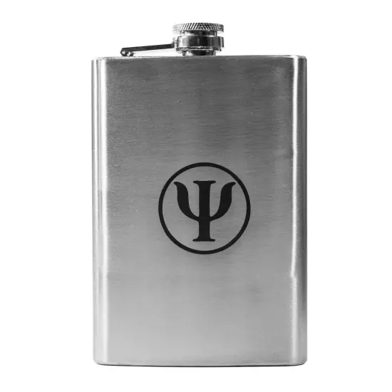 8oz Psychology Stainless Steel Flask {3}