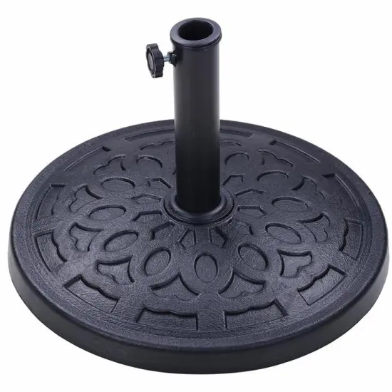 19.5-inch 31-lb Round Umbrella Base Heavy Stand Holder {1}