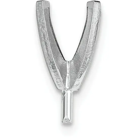 18K White Gold 4 Prong Round High Peg Setting 5.8mm {1}