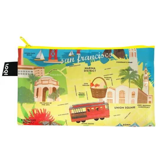 LOQI Urban Cities Zip Pockets (Set of 4) {2}