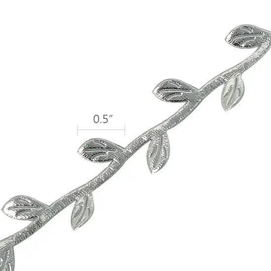 Wrapables Artificial Hanging Plants, Artificial Vines for Home & Party Decor, Wreaths, and DIY Arts & Crafts, 32.8 Feet Silver {3}