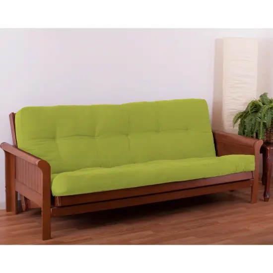 Blazing Needles Renewal 6-inch Twill Full-size Futon Mattress - Mojito Lime - Mojito Lime {1}