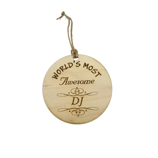 Worlds most Awesome DJ - Ornament {1}