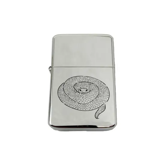 Lighter Coiled Snake CHROME {1}