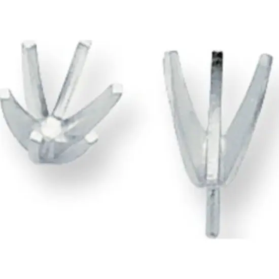Platinum 6 Prong Round High Peg Setting 5.8mm {1}